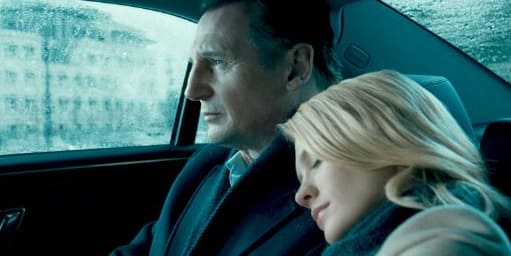 Liam Neeson and January Jones in Unknown