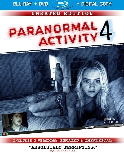 Paranormal Activity 4 DVD
