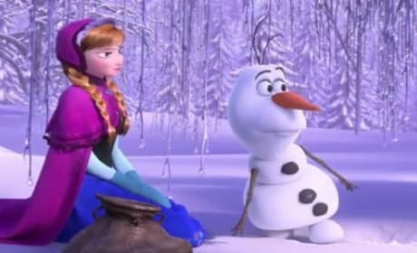 Frozen Clip: Olaf the Snowman Loves Heat… Wait, What?