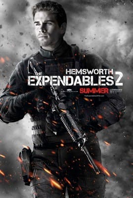 The Expendables 2 Character Poster: Hemsworth