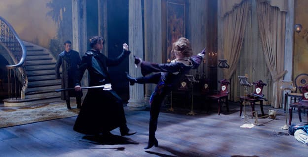 Benjamin Walker and Erin Watson in Abraham Lincoln: Vampire Hunter