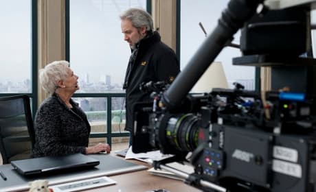 Sam Mendes Directs Judi Dench on Skyfall Set