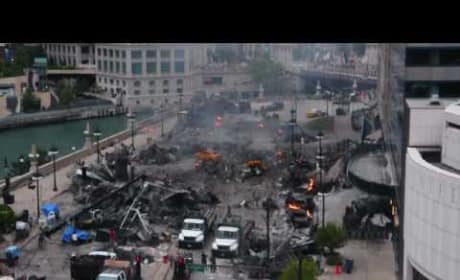 Transformers 3 Filming: Epic Explosion 