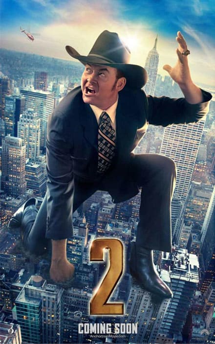 Anchorman 2 Champ Kind Poster