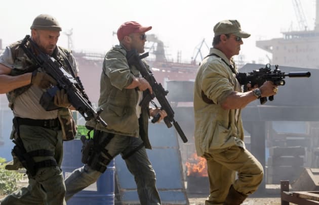 The Expendables 3 Sylvester Stallone Jason Statham Randy Couture