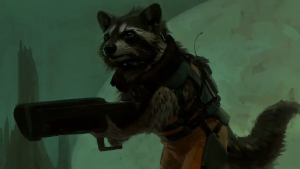 Guardians of the Galaxy Rocket Raccoon Concept Art