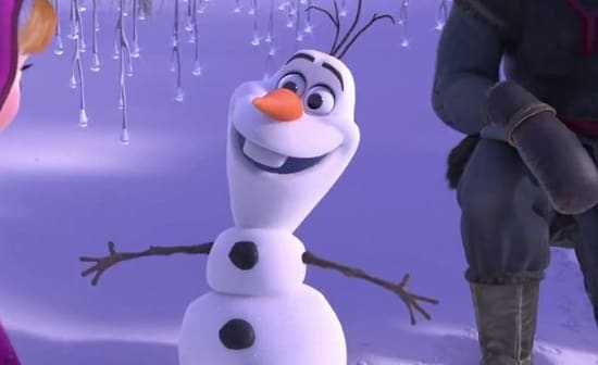 Olaf frozen