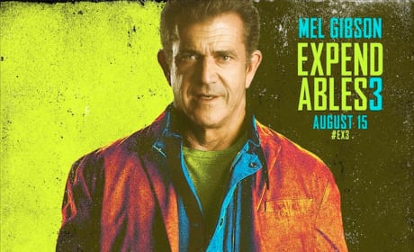 The Expendables 3 Mel Gibson Comic Con Poster