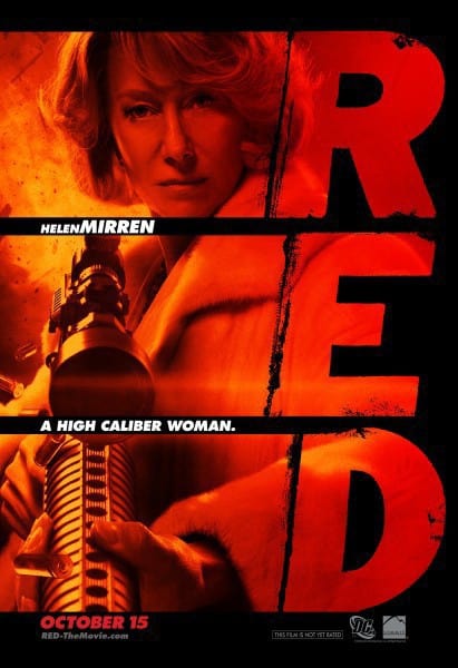 Red Character Poster -Helen Mirren