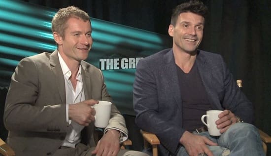 rank Grillo and James Badge Dale in The Grey