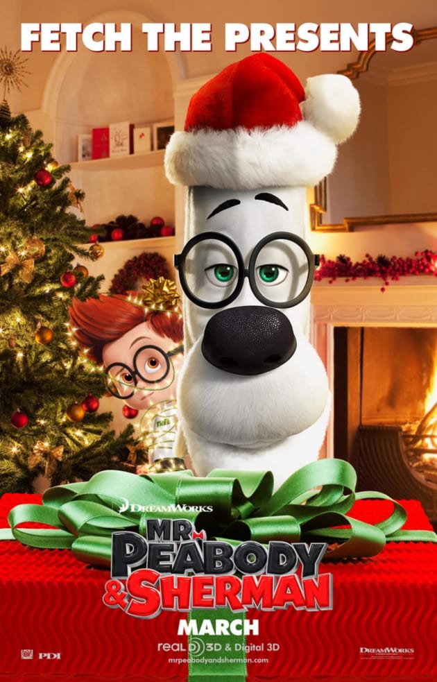 Mr. Peabody & Sherman Christmas Poster