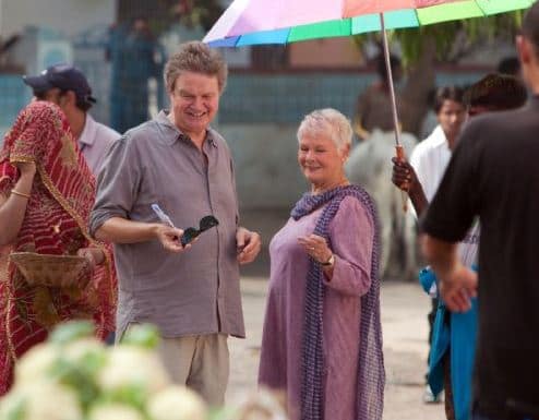 John Madden Directs Judi Dench on The Best Exotic Marigold Hotel Set