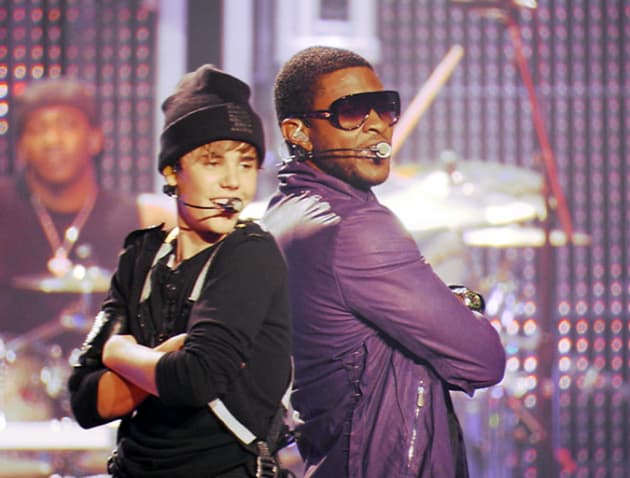 Justin Bieber and Usher