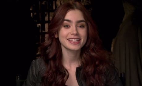 Lily Collins The Mortal Instruments on City of Bones Set