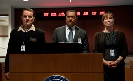Laurence Fishburne, Bryan Cranston and Jennifer Ehle in Contagion