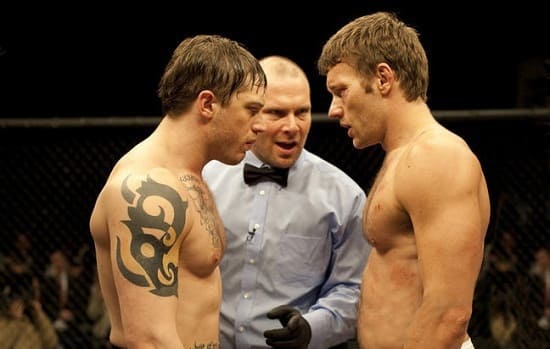 Joel Edgerton and Tom Hardy in Warrior