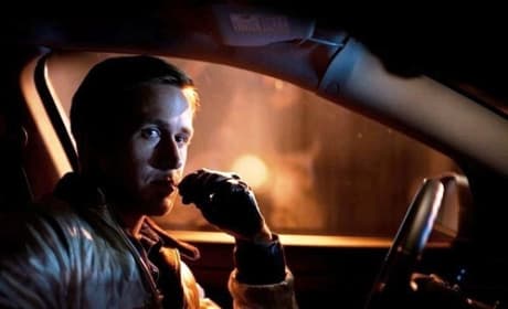 Ryan Gosling drives in Drive