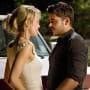 Taylor Schilling and Zac Efron in The Lucky One