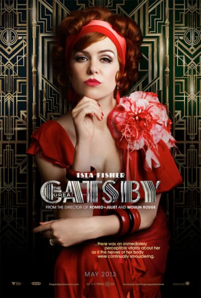 Isla Fisher Great Gatsby Poster