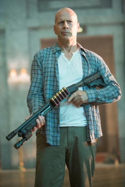 John McClane with a Gun A Good Day to Die Hard