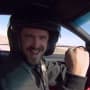 Aaron Paul at Need for Speed Driving School