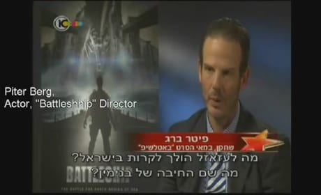 Battleship Director Peter Berg's Awkward Israeli Interview: "Join the Army, Motherf&%#@r"