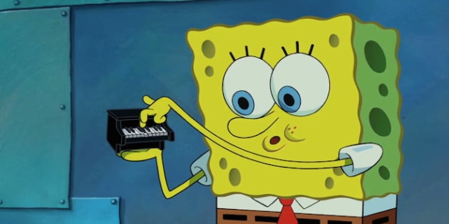 The spongebob movie sponge out of water spongebob piano