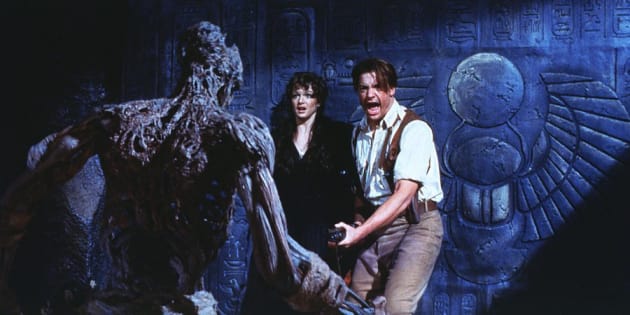 Rick and Evelyn Against a Wall