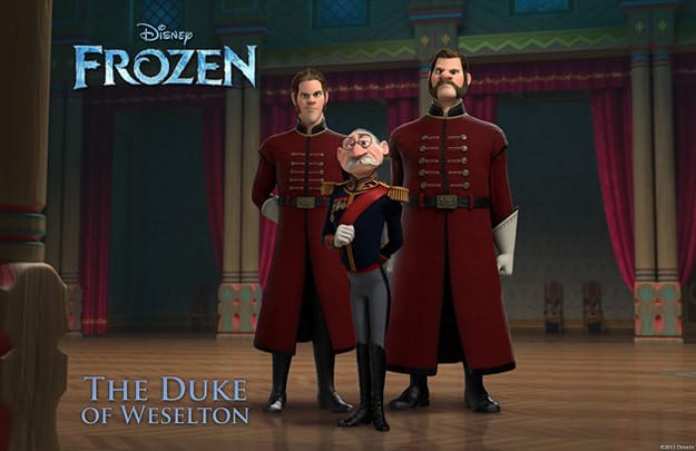 Frozen The Duke of Weselton