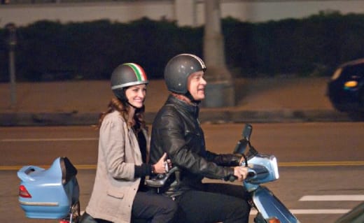 Riding the Scooter