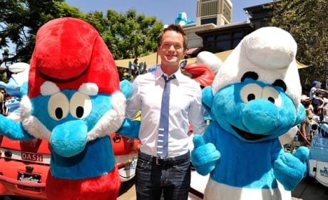 Neil Patrick Harris Global Smurfs Day