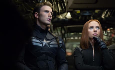 Scarlett Johansson Chris Evans Star Captain America: The Winter Soldier