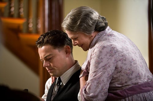 Judi Dench and Leonardo DiCaprio in J. Edgar