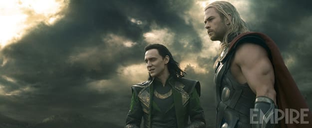 Thor: The Dark World Tom Hiddleston Chris Hemsworth