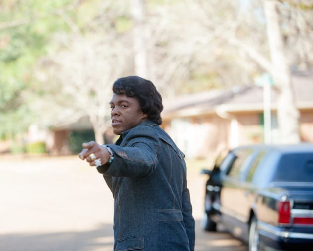Chadwick Boseman as Older James Brown