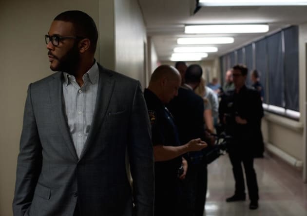 Tyler Perry Looks for Clues