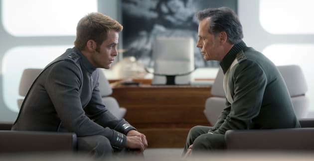 Star Trek Into Darkness Chris Pine Bruce Greenwood