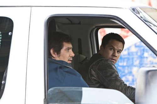 Mark Wahlberg and Lucas Haas in Contraband