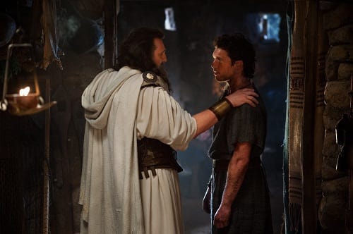 Liam Neeson and Sam Worthington in Wrath of the Titans