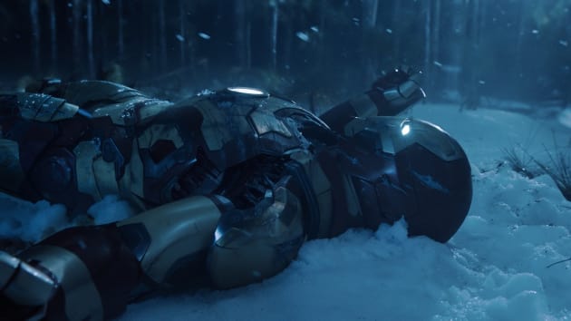 Iron Man in the Snow Iron Man 3