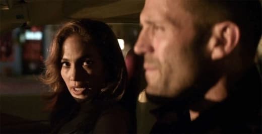Jennifer Lopez and Jason Statham in Parker