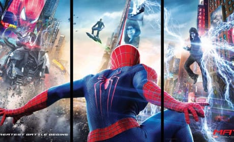The Amazing Spider-Man 2 Triptych Poster: Is That Green Goblin? 