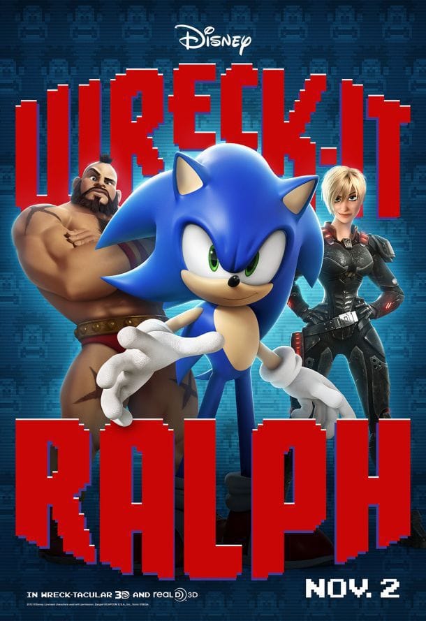 Wreck-It Ralph Sonic Poster