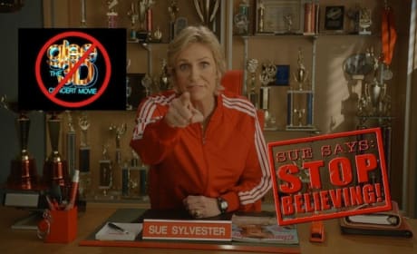 Sue Sylvester's Stop Believing Campaign