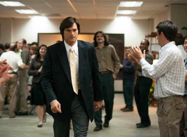 Jobs Poster & Stills Ashton Kutcher Channels Steve Jobs