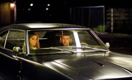 Amber Heard and Nicolas Cage Drive Around