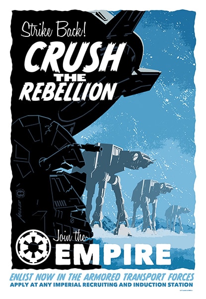 Star Wars Poster: Crush the Rebellion