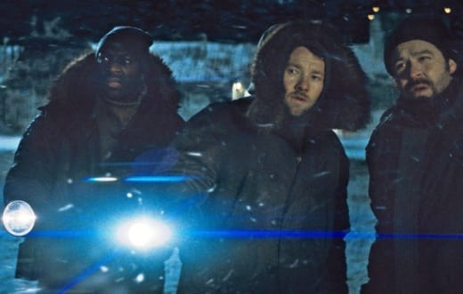 Adewale Akinnuoye-Agbaje and Joel Edgerton in The Thing