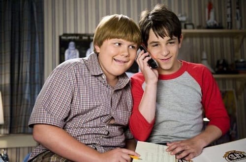 Zachary Gordon and Robert Capron in Diary of a Wimpy Kid: Dog Days