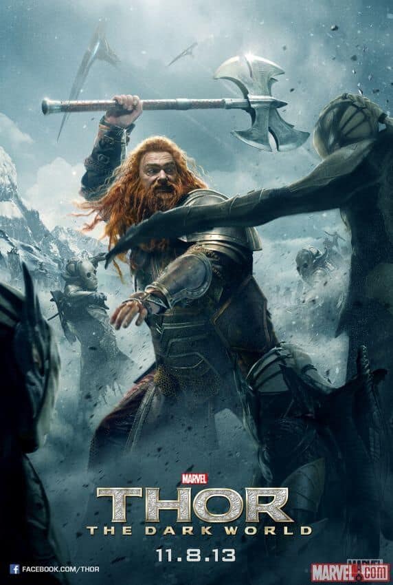 Thor The Dark World Ray Stevenson Volstagg Poster